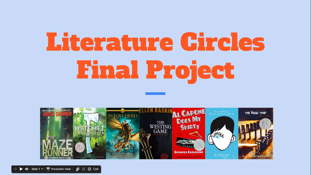 Literature Circle Novel