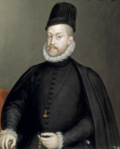 Felipe II sucede a Carlos I (1556-1598 )