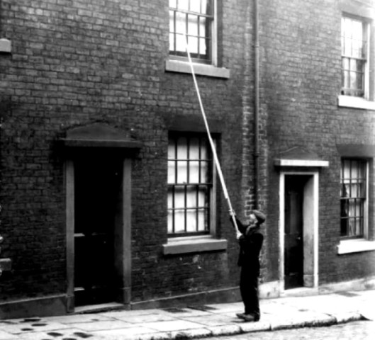 1920- Knocker upper replaced by alarm clock