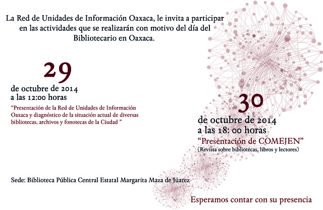 Celebración del Día del Bibliotecario en Oaxaca