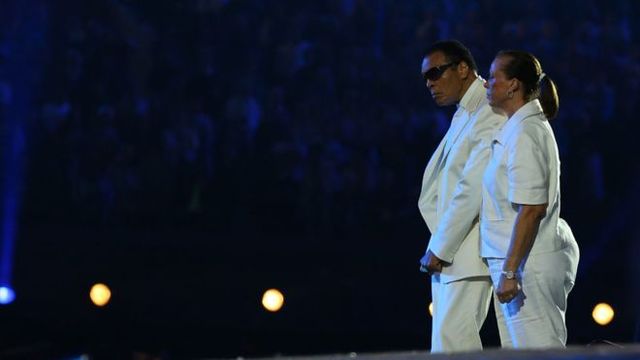 Bandera Olímpica en Londres 2012