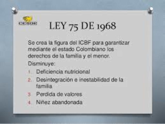 Ley 75 de 1968