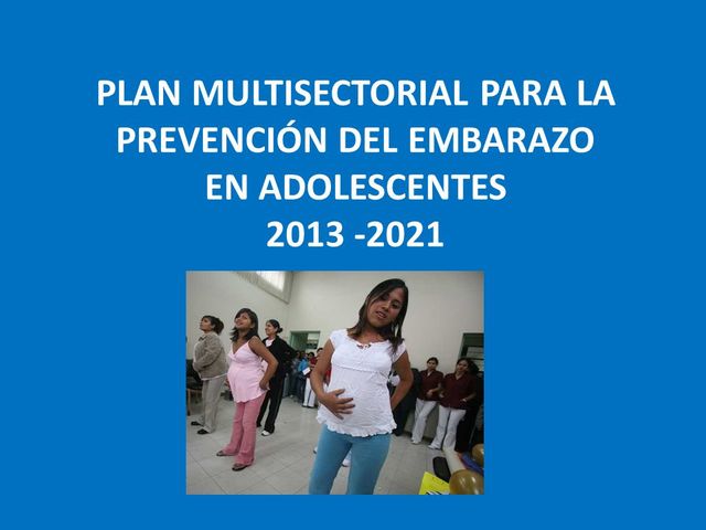 Plan Multisectorial de Prevención del Embarazo Adolescente