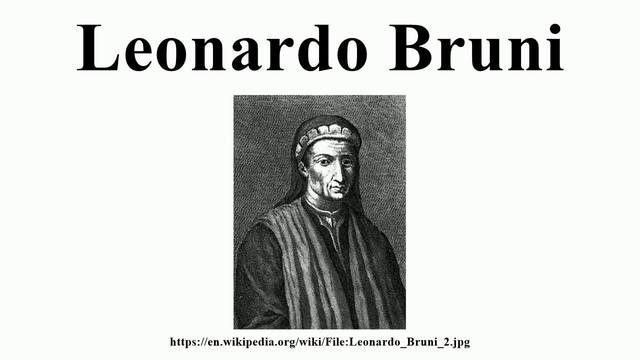 Leonardo Bruni