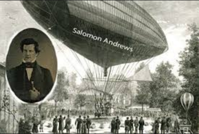 Invent del dirigible; per Solomon Andrews
