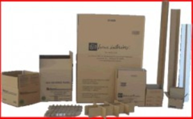 Primeras cajas de cartón