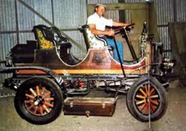 Faetón de cuatro plazas propulsado por vapor