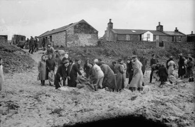 German aircraft bomb RAF Coastal Command at Sullom Voe in the Shetland Islands