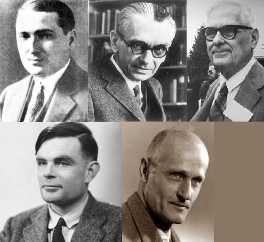 Godel, Kleene, Post, Church y Turing