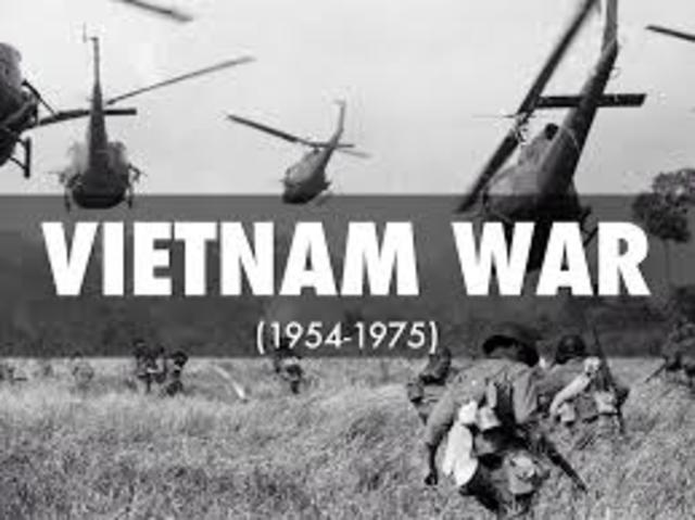 Vietnam War begins 1954