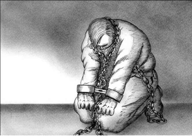 12. El Guerro Margarito tortura al prisionero