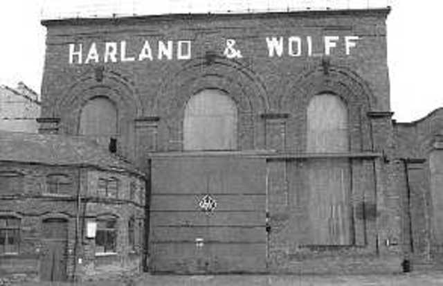 Harland and Wolff Shipyard was built