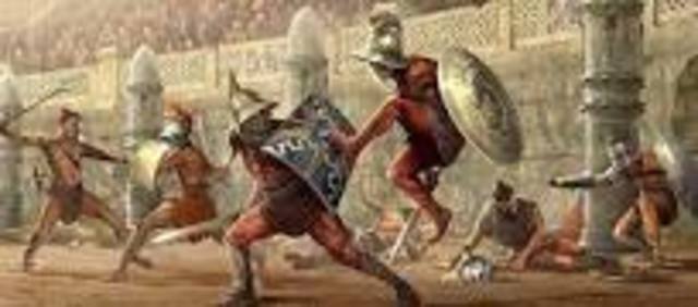 Gladiadors -  Lluitadors dels jocs públics de l'antiga Roma.