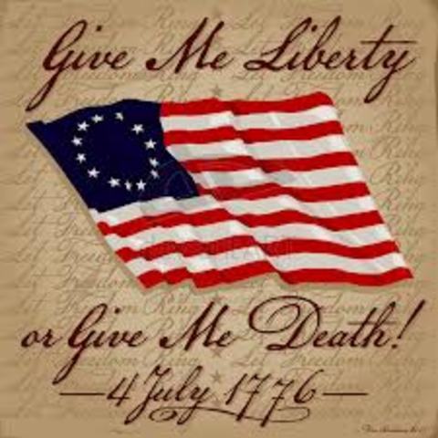 July 4h , 1776 Declaration of Independence