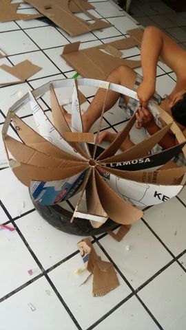 Se continuo el agregado de el soporta para las aspas