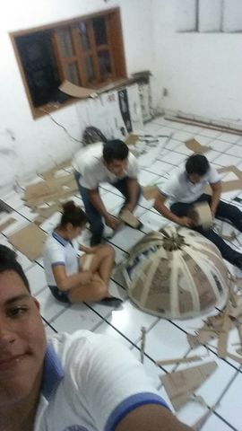 Terminando proceso de las paredes