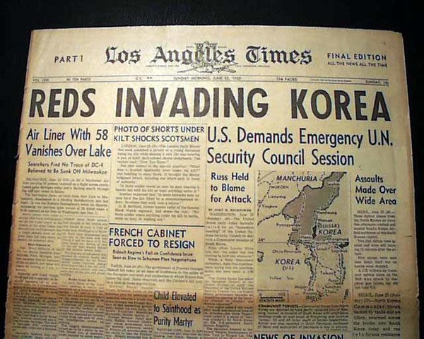 Korean War Begins