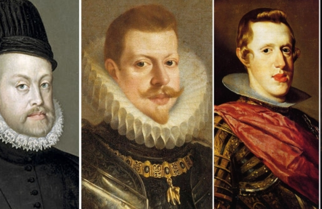 Felipe III, Felipe IV y Carlos II