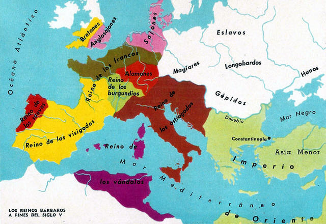 Fall of Western Roman Empire.
