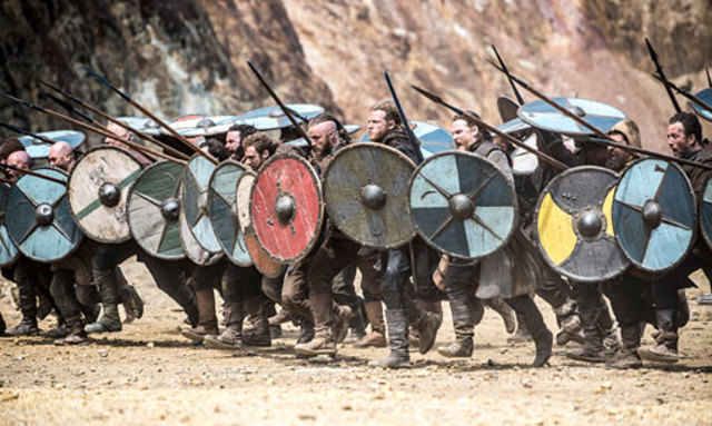Viking army kills rival kings of Northumbria, capturing York