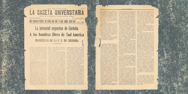 LA REFORMA DE CORDOBA 1918