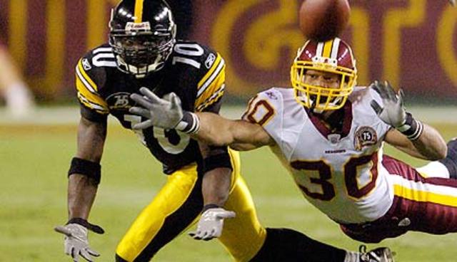 First Football Game (redskins vs. Steelers.)