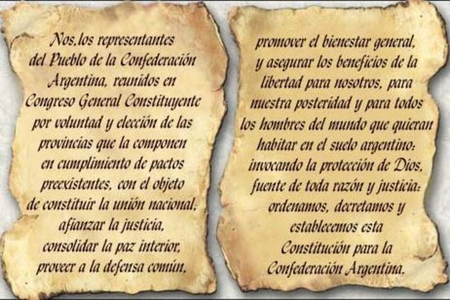 Sanción De La Constitución Argentina