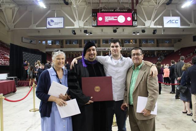 Brother Graduates from B.C. School of Law