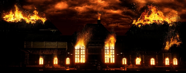 Queman la casa de Don Mónico