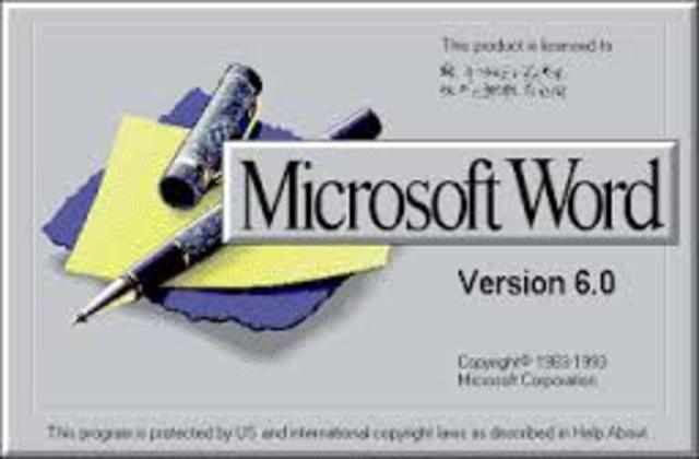Primera versión de WORD