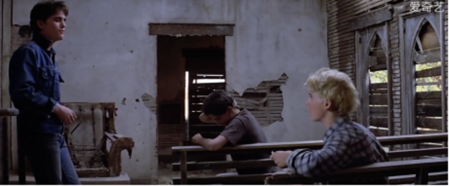 Dally went to the church to see Johnny and Pony in the 5th day and sent them to have food.