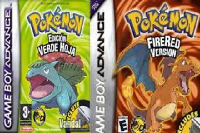 Pokémon Rojo Fuego y Verde Hoja