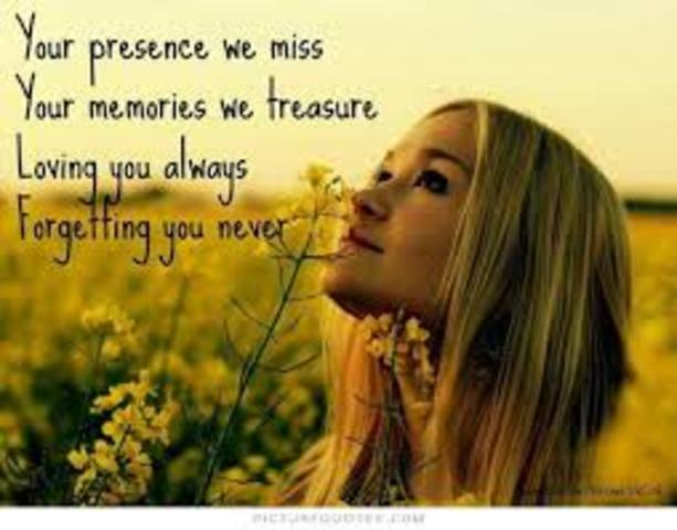 Erickson's Events 4- Mark Passed Away