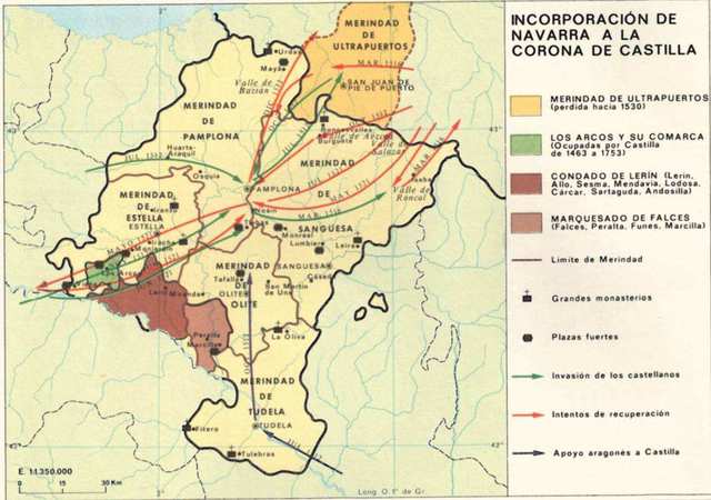 Incorporación de Navarra a Castilla