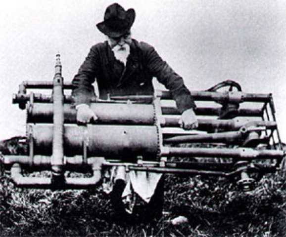 El primer motor de combustión interna.