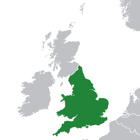 (until 1035) The unified English kingdom