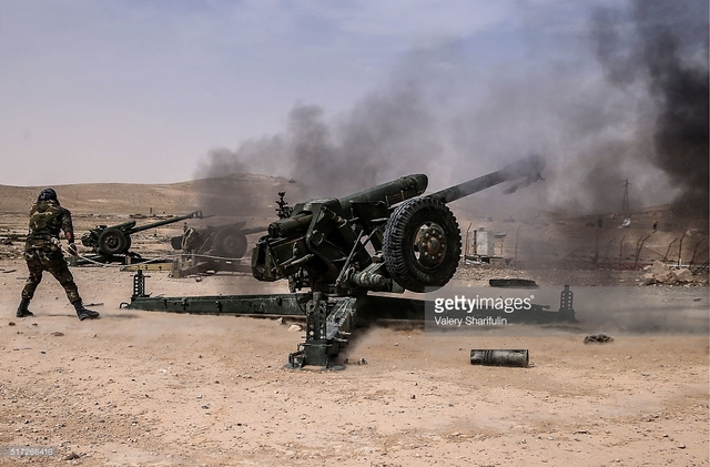 The Syrian Government Uses Artillery on it's Citizens