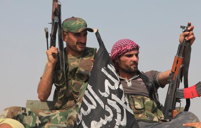 Officers of the Syrian Army Defect