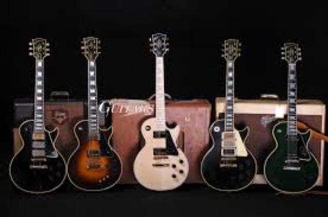 Creación de la guitarra eléctrica modelo Gibson Les Paul