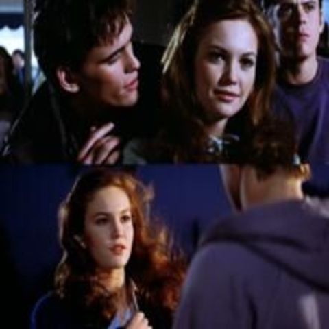 2 Ponyboy met Cherry at theater.