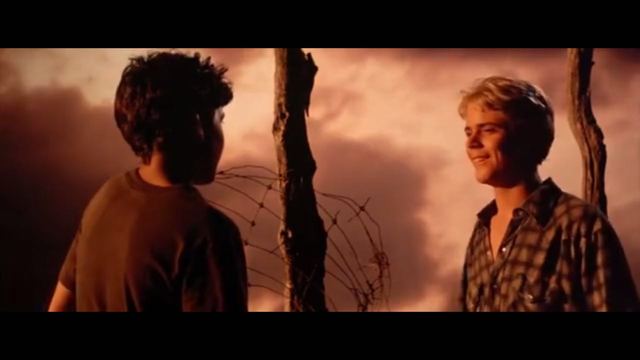 6. Johnny and Ponyboy read a poem in the church.