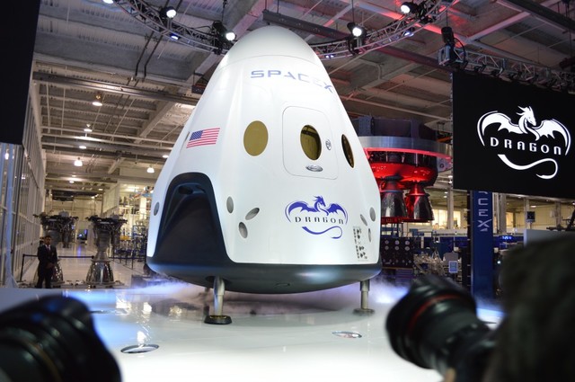Space X Dragon capsule