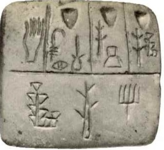 Escritura sobre tabillas