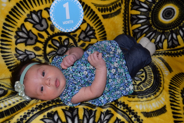 Abby Made it One Month!