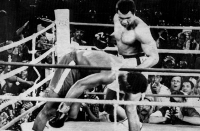 Una de sus peleas importantes.