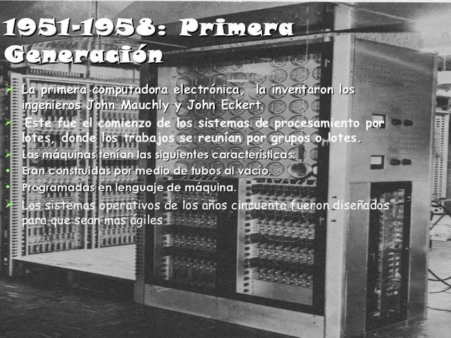 La historia de la computadora