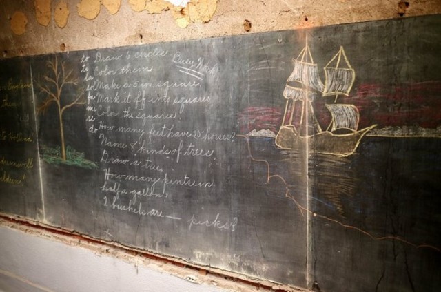 El pizarrón escolar