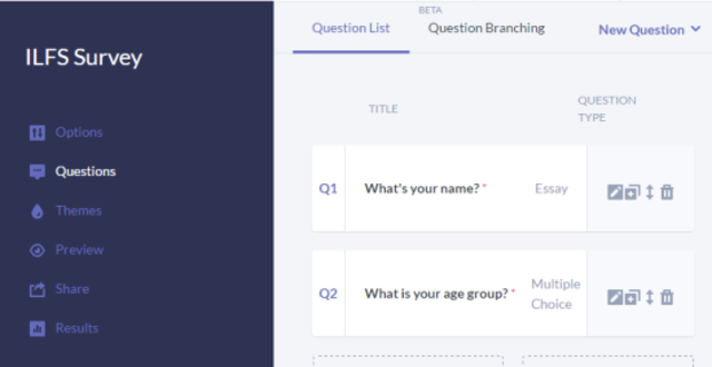 Survey planet is an application that let you and your students know about many things, for examples, what they like, and don´t like. It is really interesting for students. Because in our days students need to learn in different ways. And this is one.