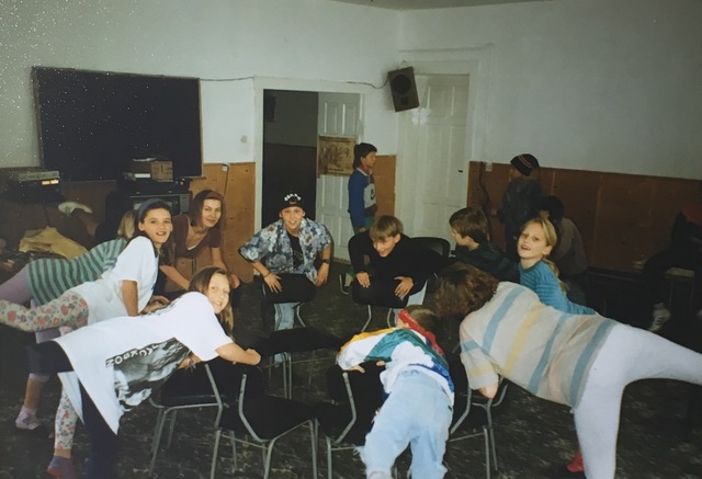 A lesson of aerobic.