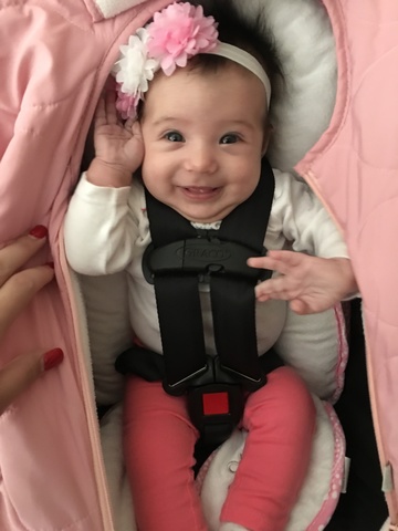 Abby learned how to roll over!